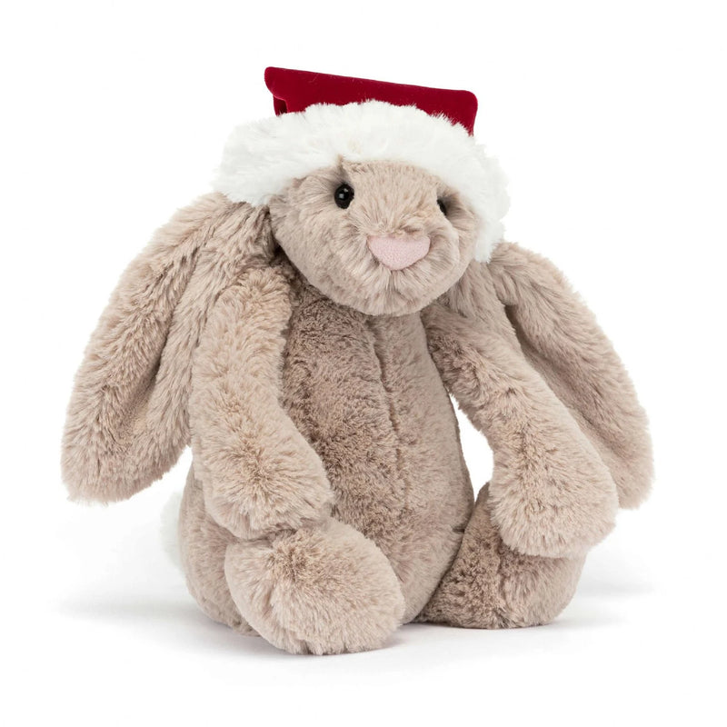 JELLYCAT BASHFUL CHRISTMAS BUNNY BEIGE 9X12X31CM