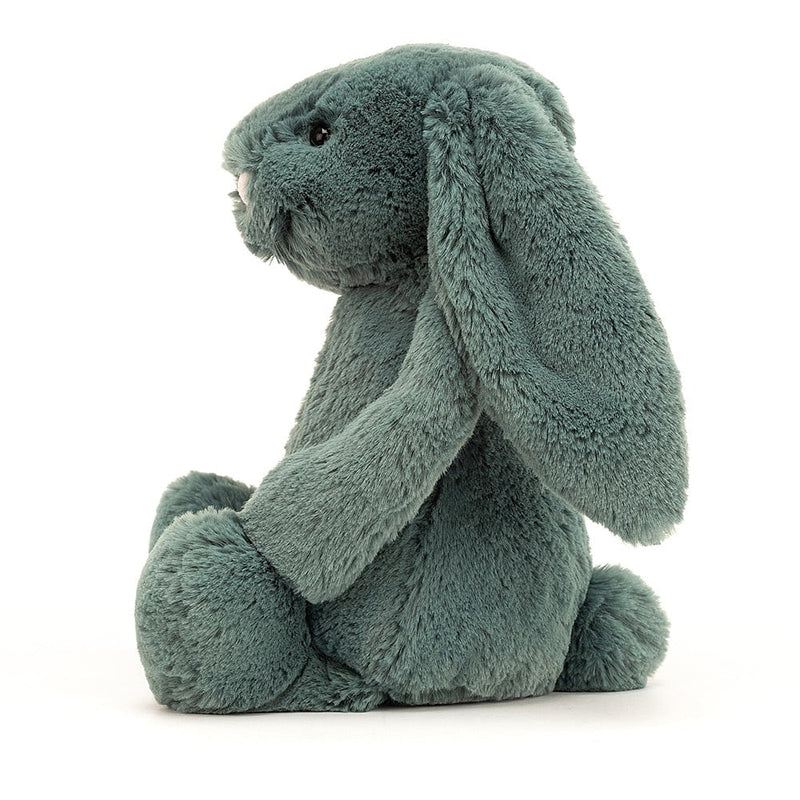 JELLYCAT BASHFUL FOREST BUNNY ORIGINAL (MED) GREEN 9X12X31 CM