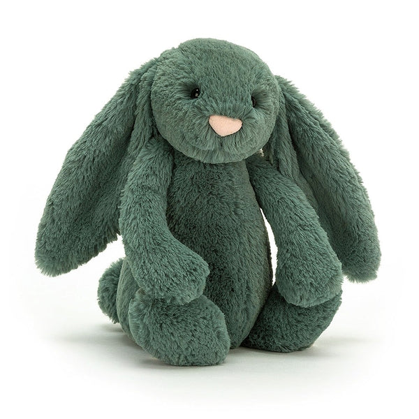 JELLYCAT BASHFUL FOREST BUNNY ORIGINAL (MED) GREEN 9X12X31 CM