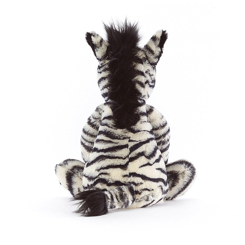 JELLYCAT BASHFUL ZEBRA ORIGINAL (MED) BLACK & WHITE 31X12X9 CM