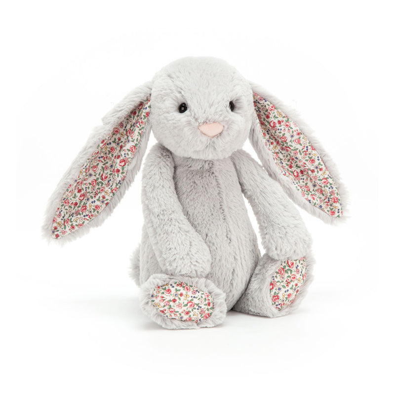 JELLYCAT BLOSSOM BASHFUL SILVER BUNNY ORIGINAL (MED) SILVER 9X12X31 CM