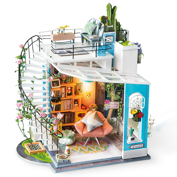 Robotime Rolife Dora’s Loft DG12 DIY Wooden Dollhouse