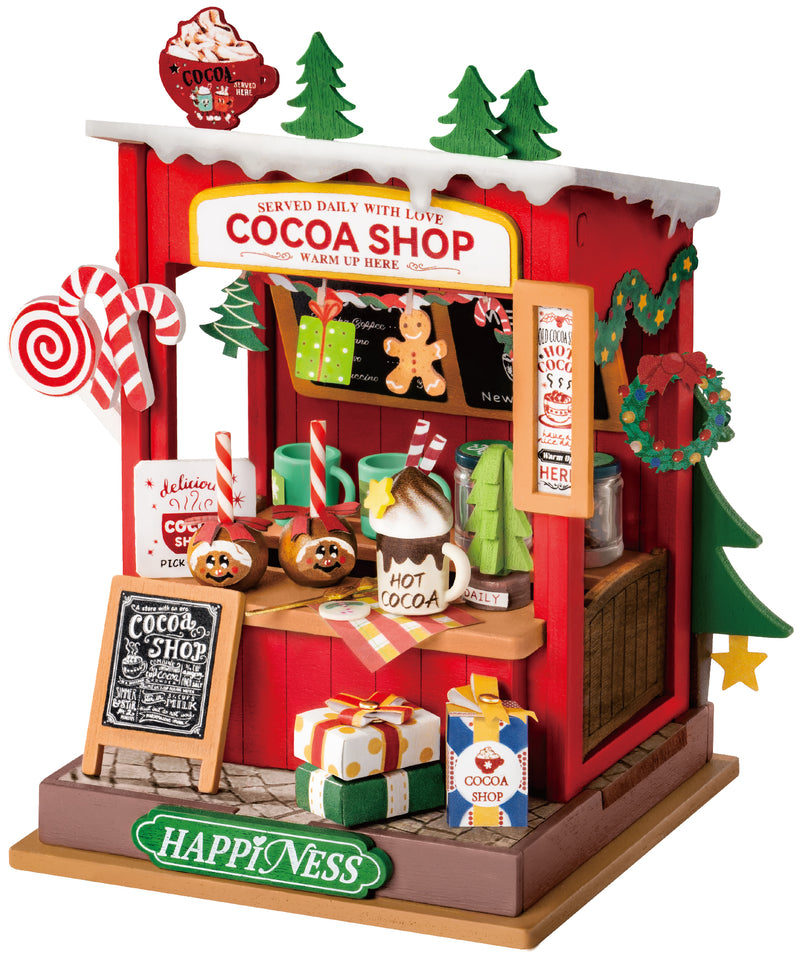 Robotime Rolife Cocoa Shop DIY Miniature House Kit DS042