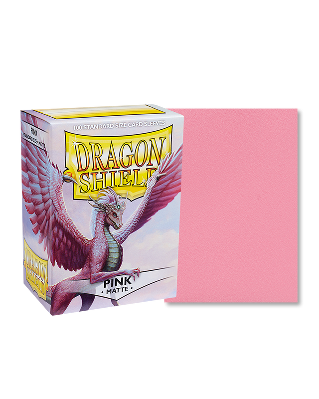 Dragon Shield: Pink - Matte Sleeves - Standard Size