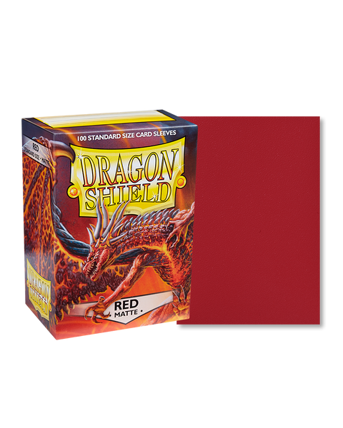 Dragon Shield: Red - Matte Sleeves - Standard Size