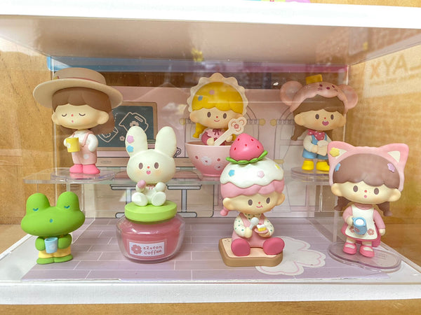 FINDING UNICORN - Molinta Cherry Blossom Cafe Series Blind Box Display Set