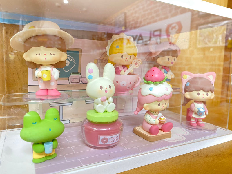 FINDING UNICORN - Molinta Cherry Blossom Cafe Series Blind Box Display Set