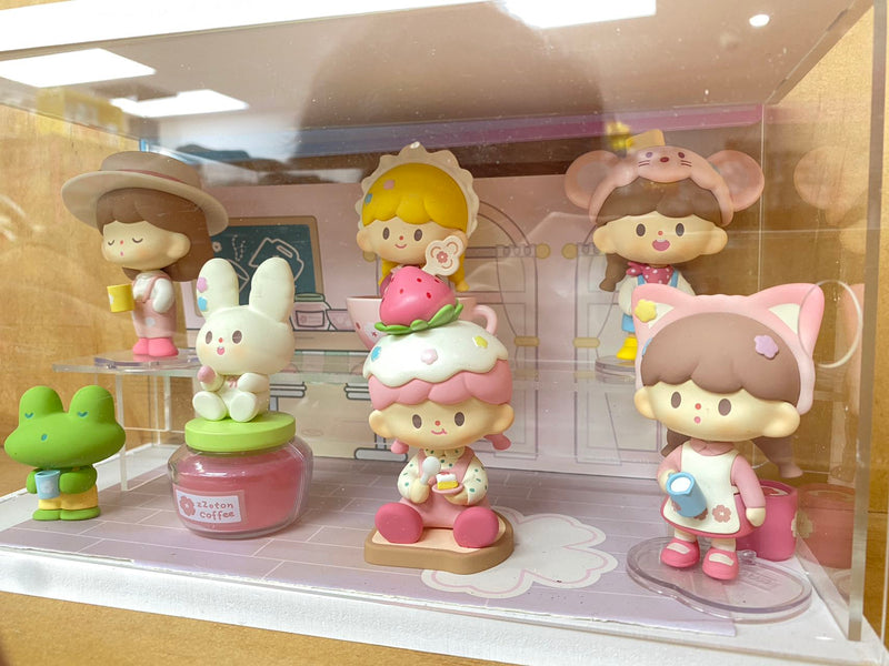 FINDING UNICORN - Molinta Cherry Blossom Cafe Series Blind Box Display Set