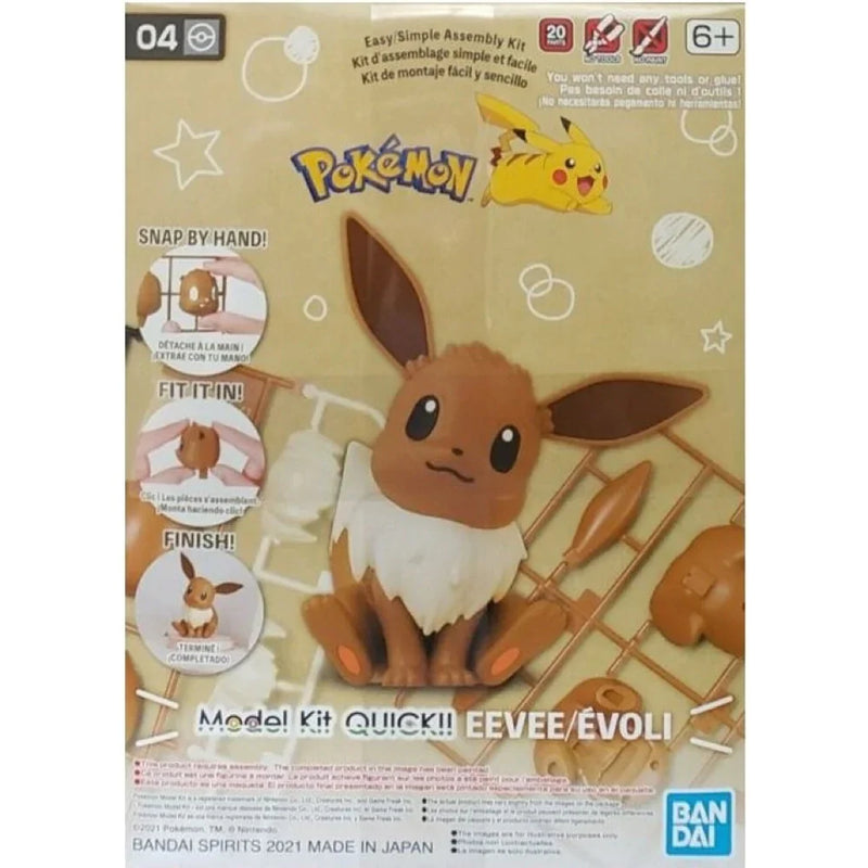 POKEMON - MODEL KIT QUICK!! 04 EEVEE