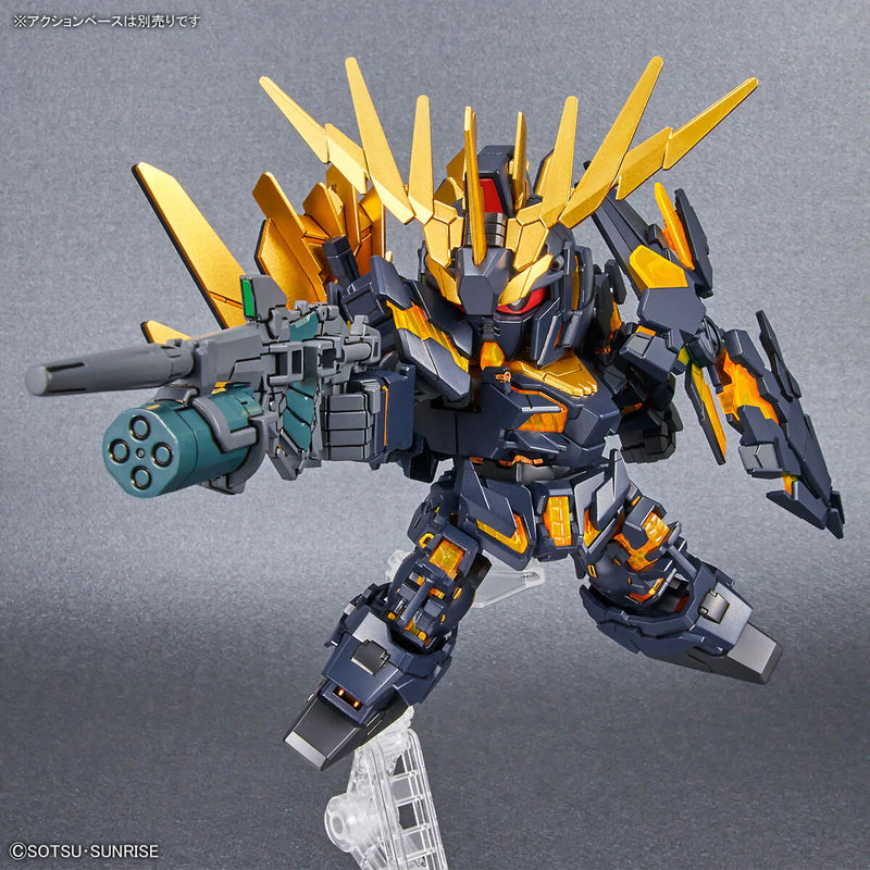 GUNDAM - SD GUNDAM CROSS SILHOUETTE UNICORN GUNDAM 02 BANSHEE (DESTROY MODE) & BANSHEE NORN PARTS SET