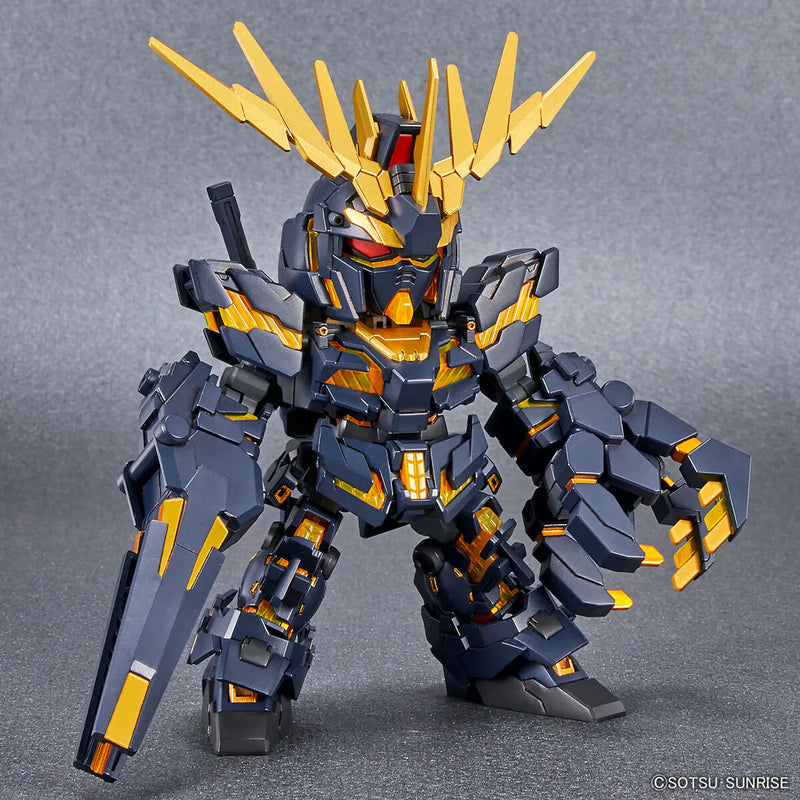 GUNDAM - SD GUNDAM CROSS SILHOUETTE UNICORN GUNDAM 02 BANSHEE (DESTROY MODE) & BANSHEE NORN PARTS SET