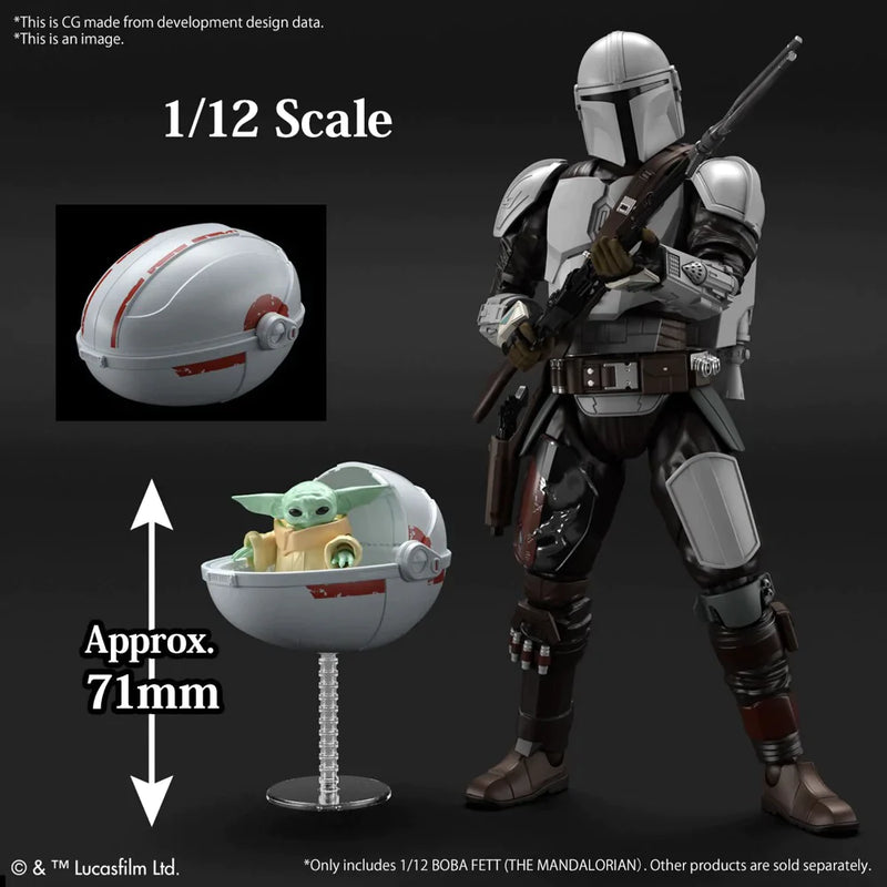 STAR WARS - 1/4 STAR WARS GROGU THE MANDALORIAN