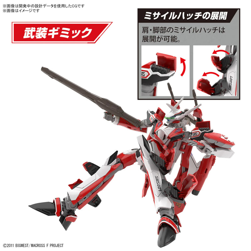 GUNDAM - HG 1/100 YF-29 DURANDAL VALKYRIE (ALTO SAOTOME USE)