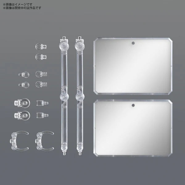 BANDAI - ACTION BASE 7 (CLEAR COLOR) MIRROR STICKERS SET