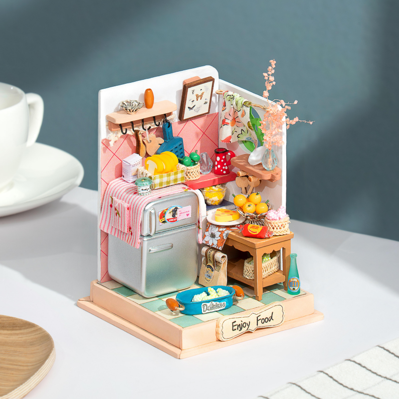 Robotime Rolife Taste Life (Kitchen)  DIY Wooden Dollhouse DS015