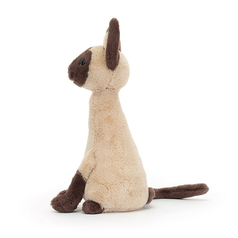 JELLYCAT IRIS SIAMESE CAT BROWN 3X2X27 CM