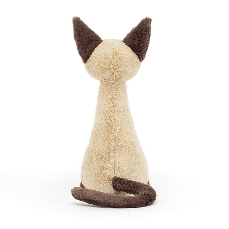 JELLYCAT IRIS SIAMESE CAT BROWN 3X2X27 CM