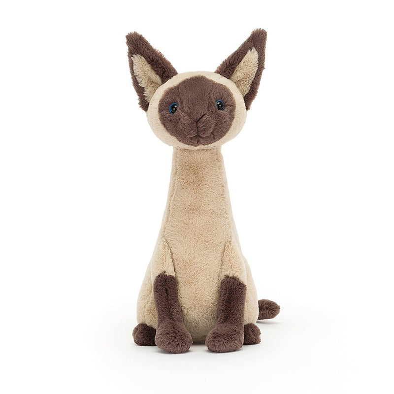 JELLYCAT IRIS SIAMESE CAT BROWN 3X2X27 CM