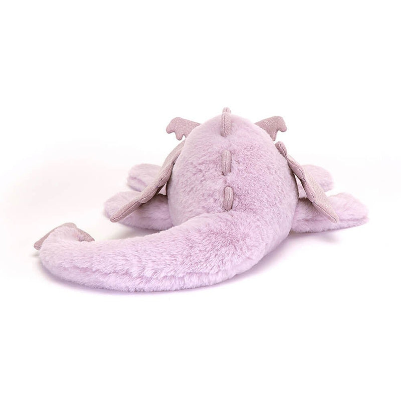 JELLYCAT LAVENDER DRAGON HUGE LILAC 18X66X19 CM