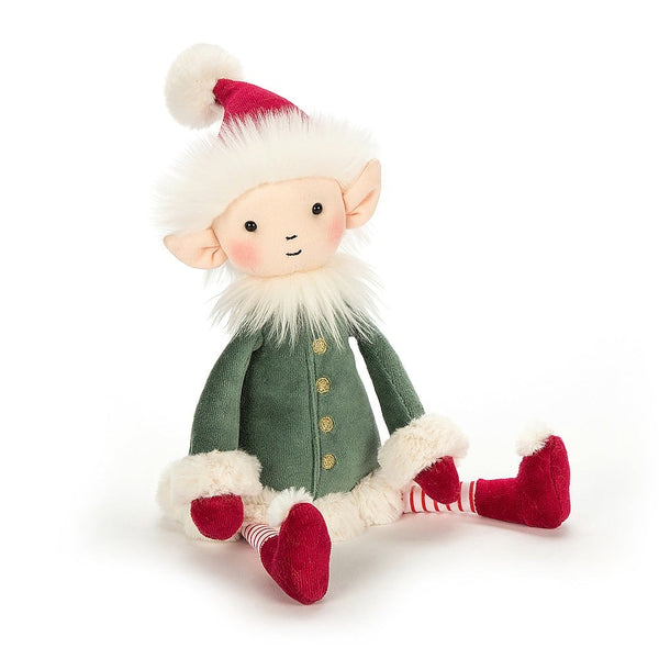 JELLYCAT LEFFY ELF MEDIUM MULTI-COLOURED 34X10X8 CM