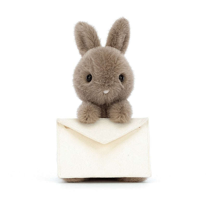 JELLYCAT MESSENGER BUNNY BROWN 12X12X11 CM