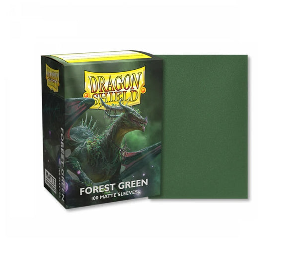 Dragon Shield: Forest Green - Matte Sleeves - Standard Size (100)