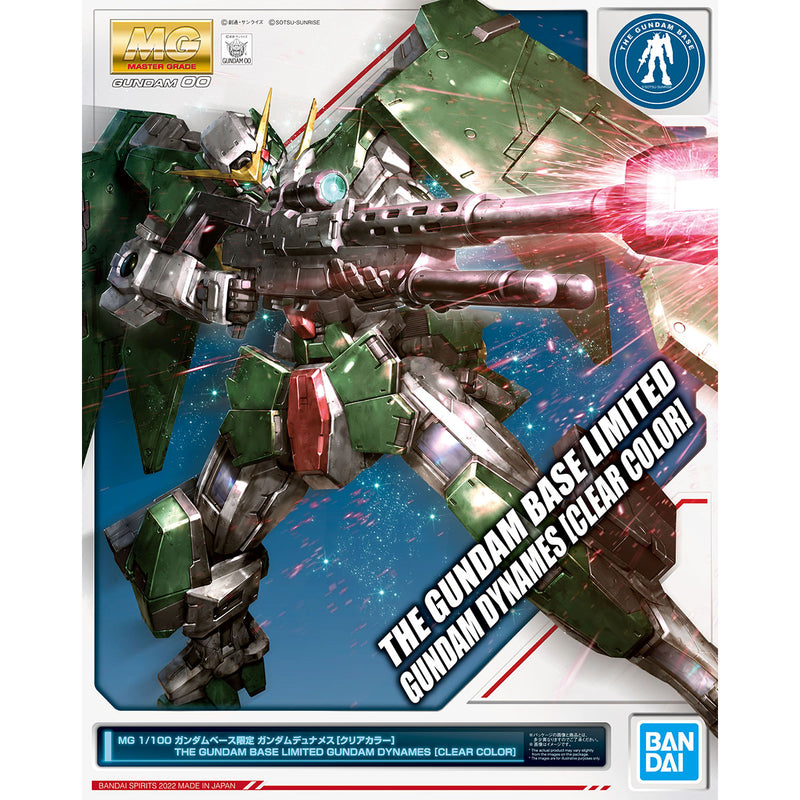 (THE GUNDAM BASE LIMITED) GUNDAM - MG 1/100 GN-002 GUNDAM DYNAMES [CLEAR COLOR]