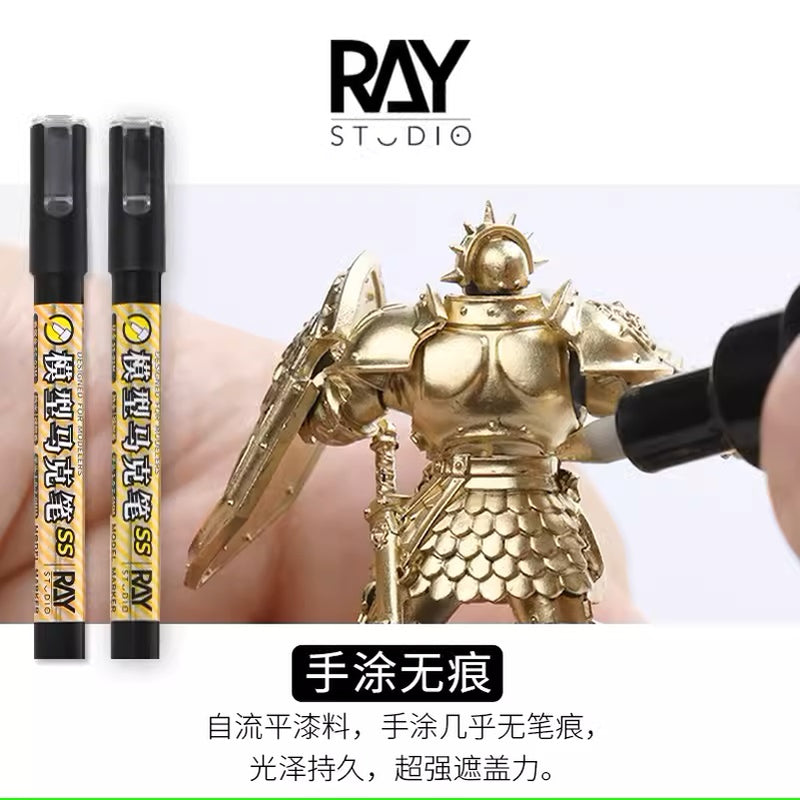 Ray Studio Model Kit SS-01/02 Electroplated Titanium/Champagne Gold Marker