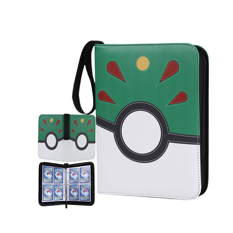 Trading Card Binder - Pokemon Green Poke Ball (4-Pocket)