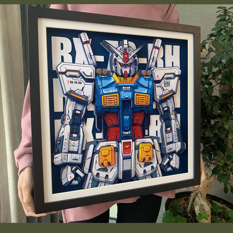 3D Quilling Paper Craft - Gundam RX-78-RH