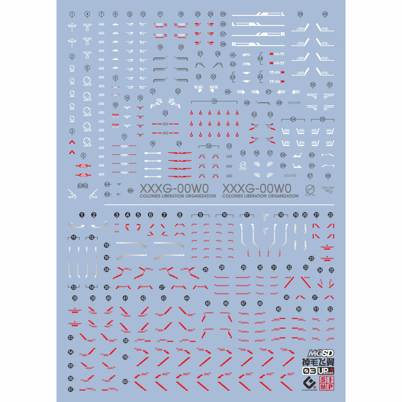 GUNDAM DECAL 03 MASTER GRADE SD (MGSD) GUNDAM WING