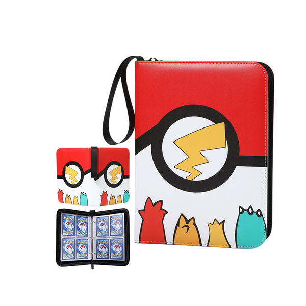 Trading Card Binder - Pokemon Pikachu Lightning Bolt (4-Pocket)