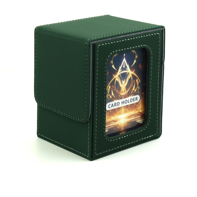 MUNTO - Trading Card Game Deck Box - Green (100+ Cards)