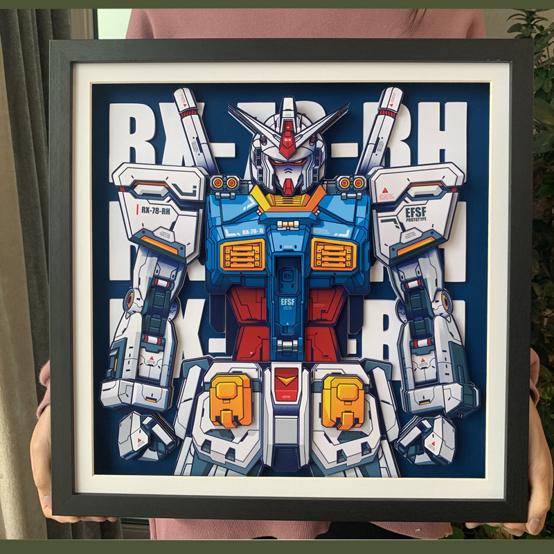 3D Quilling Paper Craft - Gundam RX-78-RH