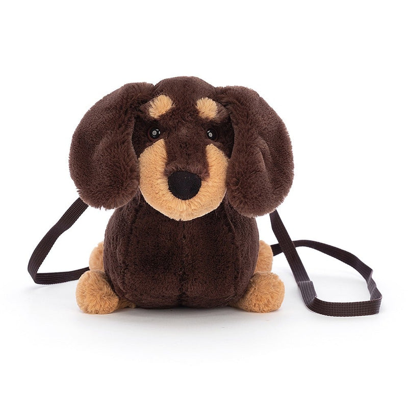 JELLYCAT OTTO SAUSAGE DOG BAG BROWN 7X22X16 CM