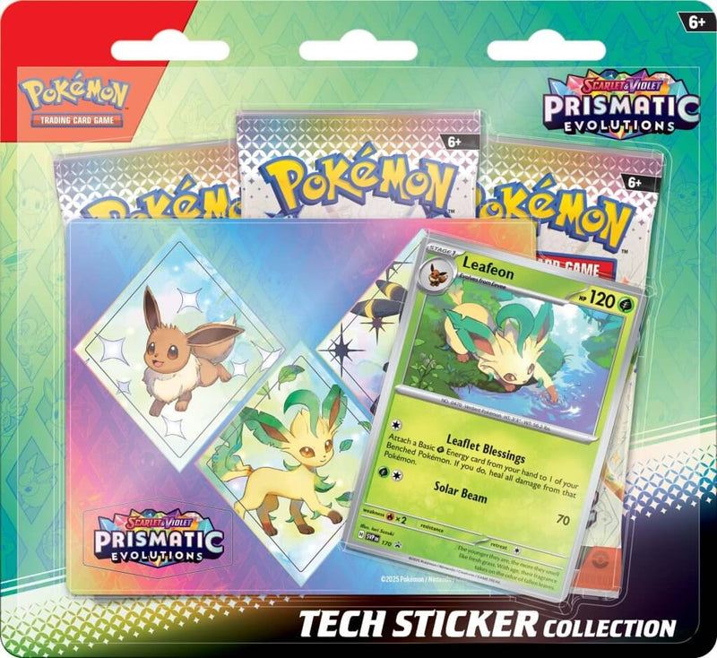 Pokemon TCG: Scarlet & Violet 8.5 Prismatic Evolutions Tech Sticker Collection (Pre-Order)