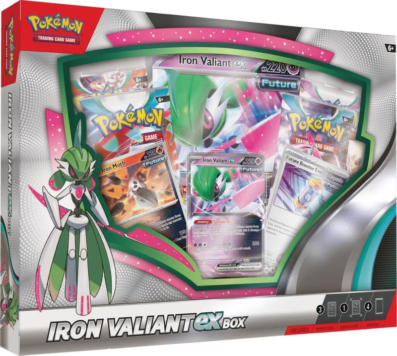 Pokemon TCG: Roaring Moon/ Iron Valiant ex Box