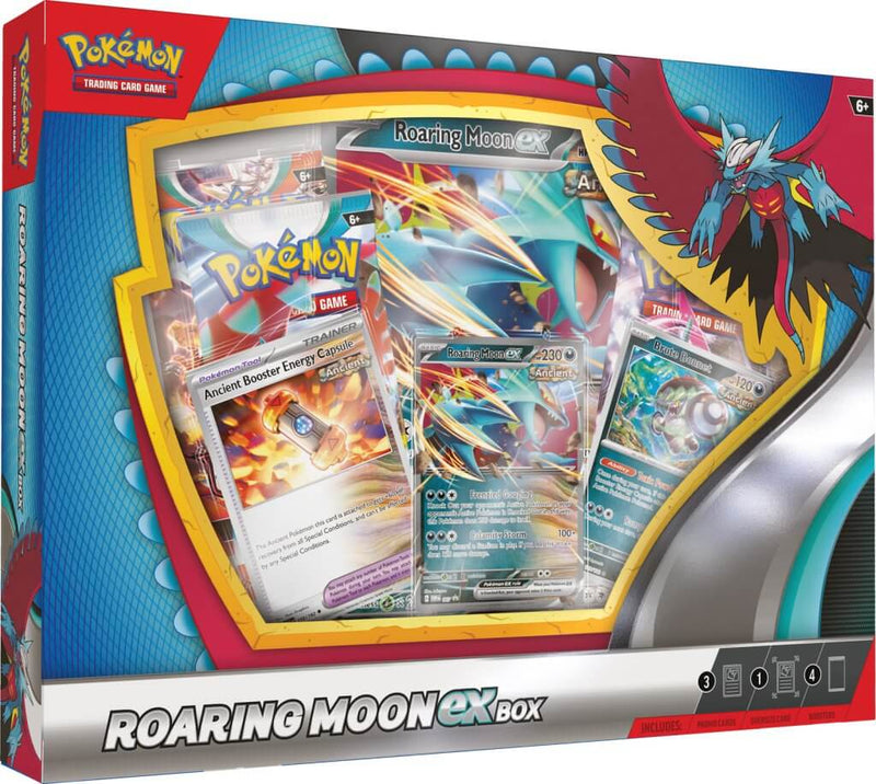 Pokemon TCG: Roaring Moon/ Iron Valiant ex Box