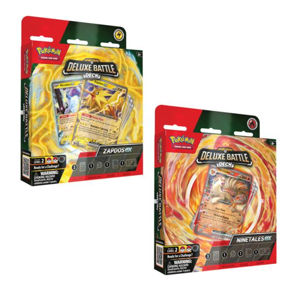 Pokemon TCG: Ninetales ex & Zapdos ex Deluxe Battle Deck