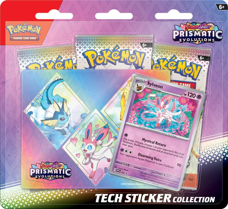 Pokemon TCG: Scarlet & Violet 8.5 Prismatic Evolutions Tech Sticker Collection (Pre-Order)