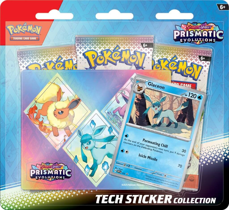 Pokemon TCG: Scarlet & Violet 8.5 Prismatic Evolutions Tech Sticker Collection (Pre-Order)