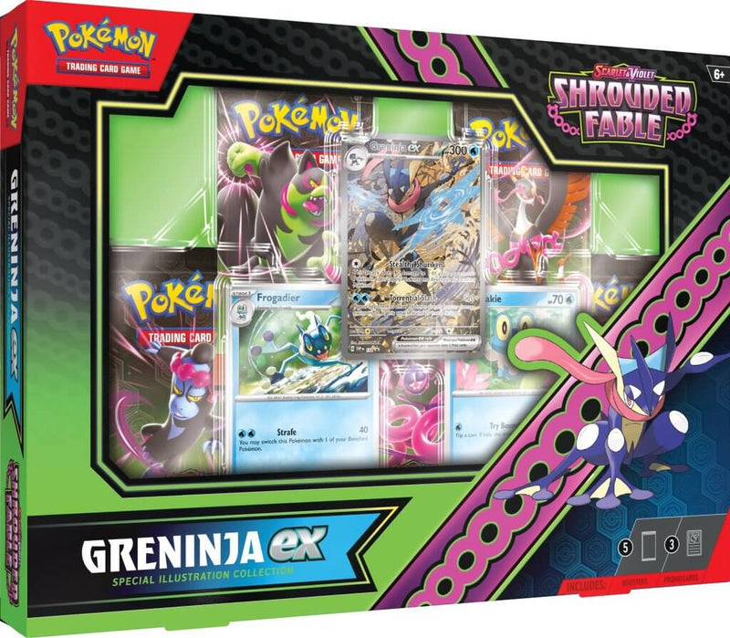 Pokemon TCG: Scarlet & Violet 6.5 Shrouded Fable Kingdra/Greninja ex Special Collection