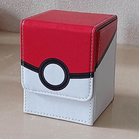 PLAYX - Trading Card Game Deck Box - Poke Ball (100+ Cards)