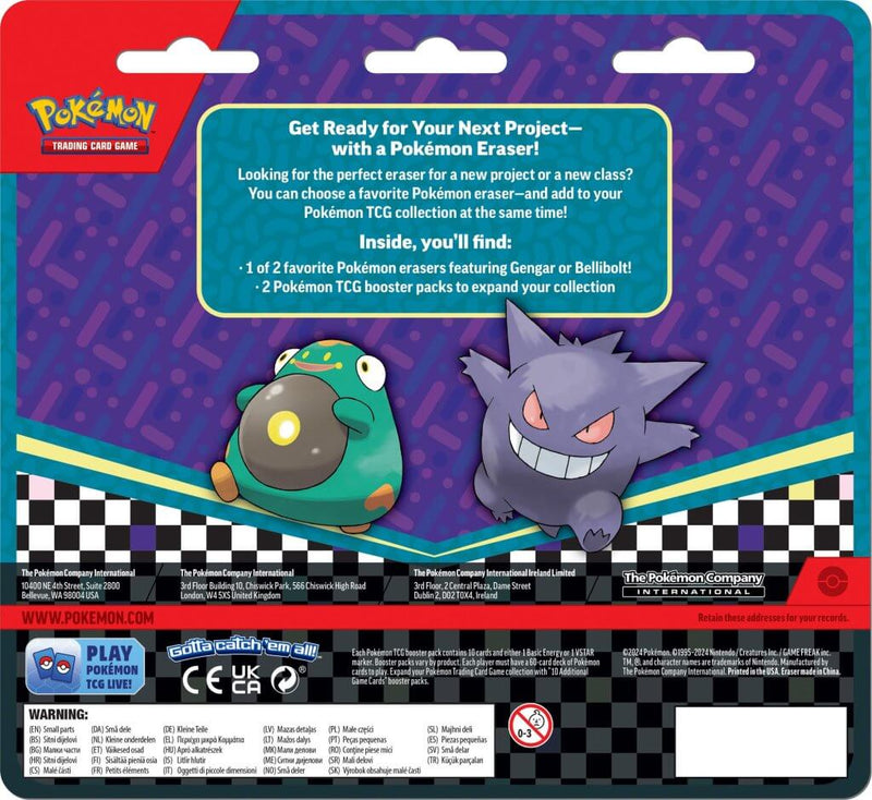 Pokemon TCG: Eraser Blister 2024