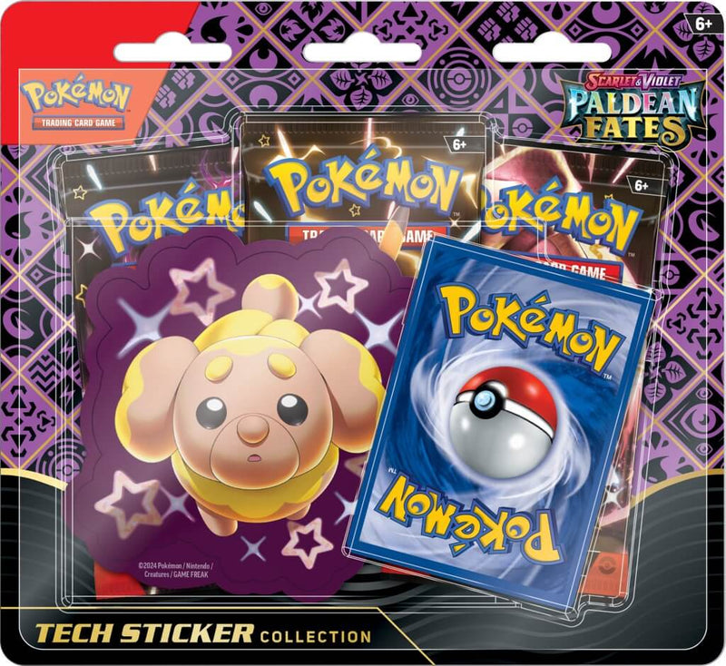 Pokemon TCG: Scarlet & Violet 4.5 Paldean Fates Tech Sticker Blister