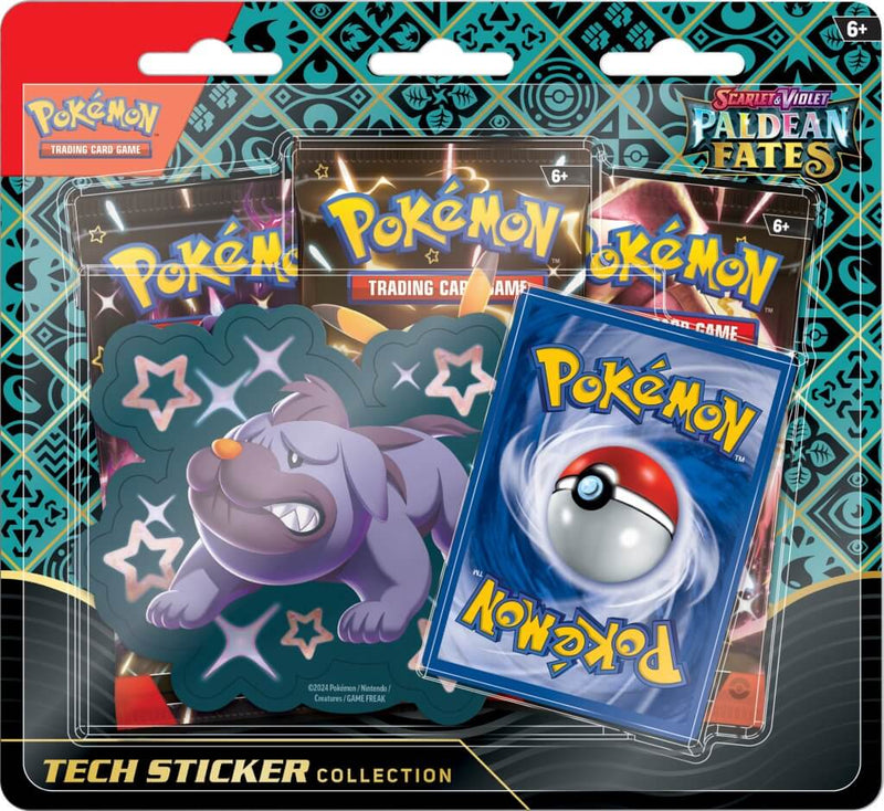 Pokemon TCG: Scarlet & Violet 4.5 Paldean Fates Tech Sticker Blister