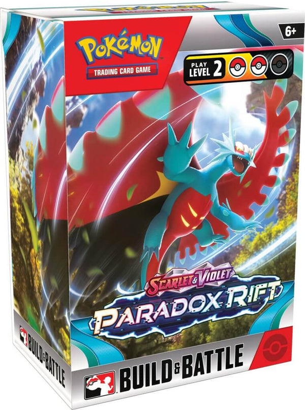 Pokemon TCG: Scarlet & Violet 4 Paradox Rift Build & Battle Box