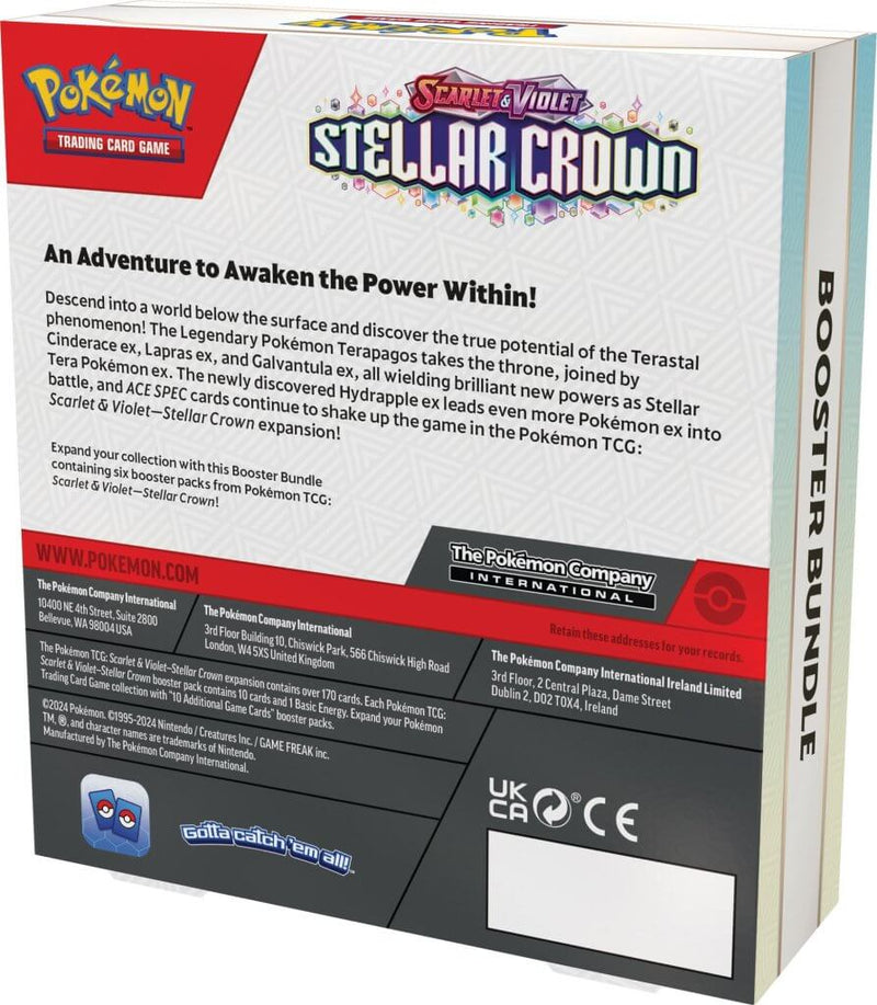 Pokemon TCG: Scarlet & Violet 7 Stellar Crown Booster Bundle