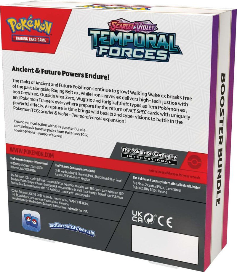 Pokemon TCG: Scarlet & Violet 5 Temporal Forces Booster Bundle