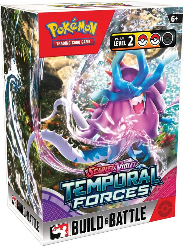 Pokemon TCG: Scarlet & Violet 5 Temporal Forces Build & Battle Box